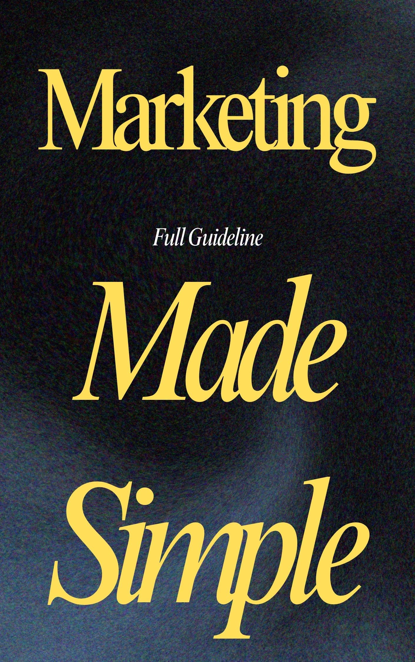 Marketing Analytics Made Simple